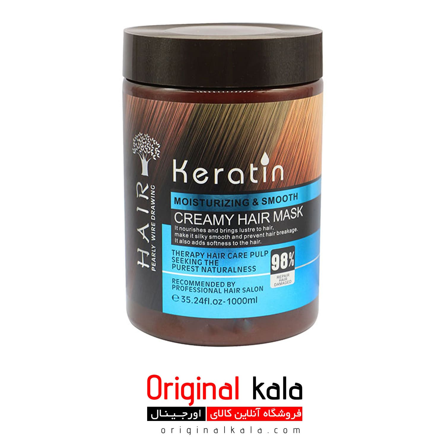 ماسک مو های کراتینه شده Keratin — تصویر ۲
