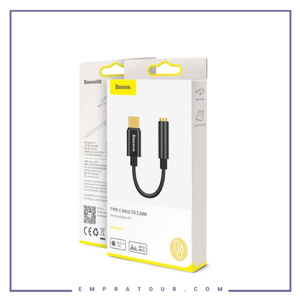 مبدل تایپ سی به صدا بیسوس Baseus Type-C to 3.5mm L54 Adapter CATL54-01 — تصویر ۴