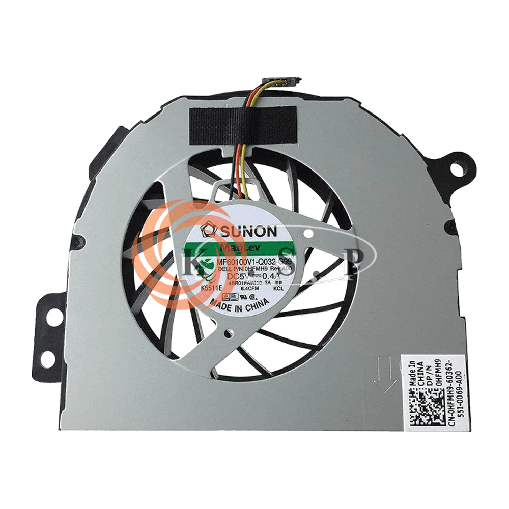 فن لپ تاپ دل Fan Dell Inspiron 14R N4110 — تصویر ۵