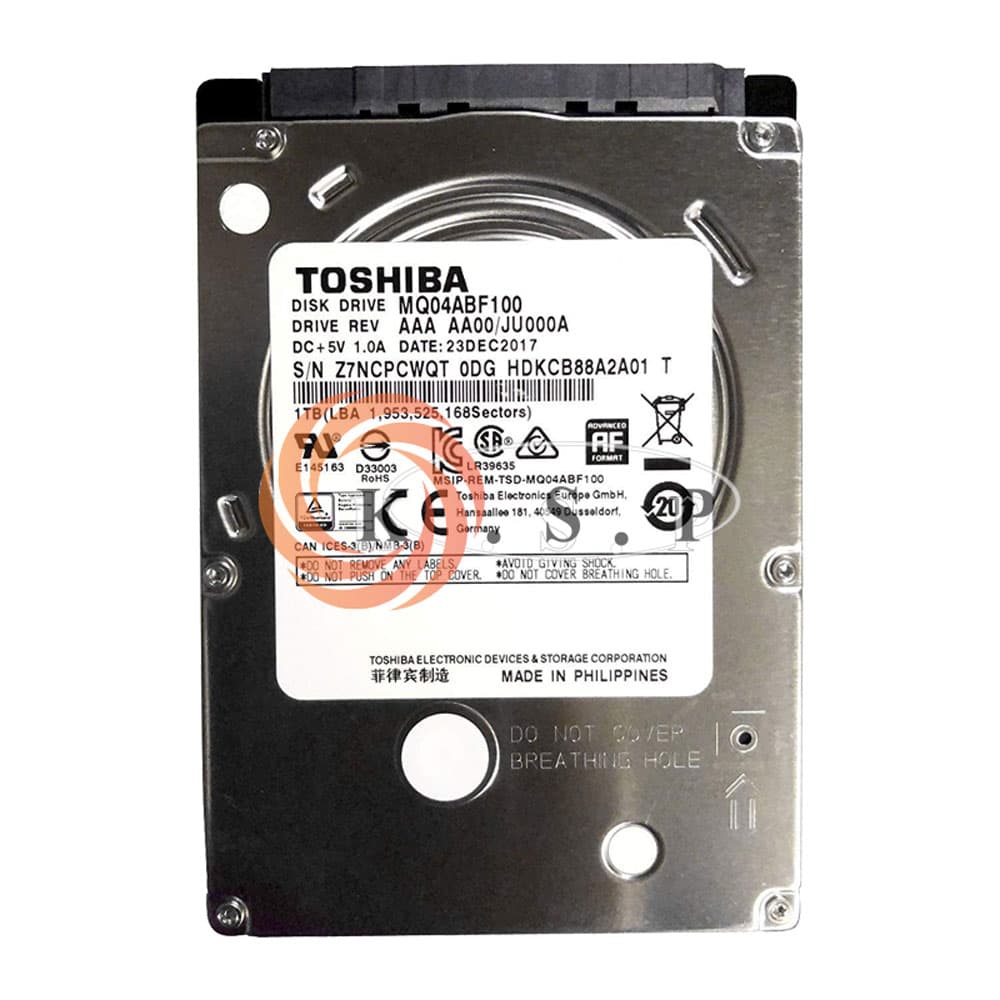 هارد لپ تاپ Hard Laptop 1TB Toshiba