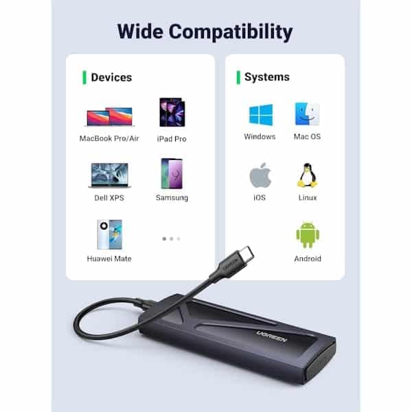 باکس هارد M.2NVME یوگرین مدل CM578 کد 15512