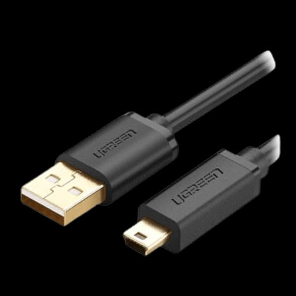 کابل شارژ و دیتا 2 آمپر USB 2.0 A Male به Mini USB 5Pin Male یوگرین مدل US132 — تصویر ۲
