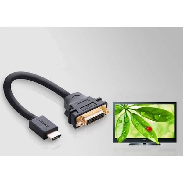 تبدیل HDMI Male به DVI Female یوگرین کد 20136 — تصویر ۳