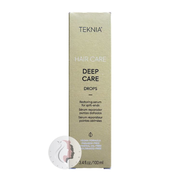 سرم بازسازی کننده موهای آسیب دیده لاکمه مدل DEEP CARE DROPS حجم 100 میل — تصویر ۴