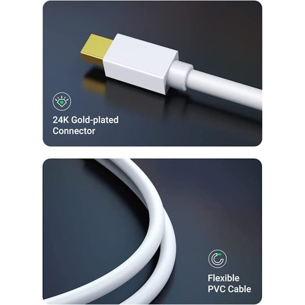 تبدیل Mini DisplayPort به VGA و HDMI یوگرین مدل MD108 کد 10427 — تصویر ۱۱