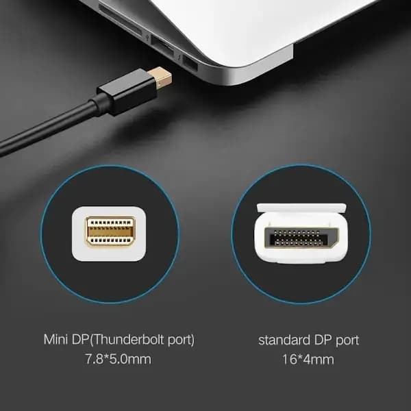 کابل تبدیل Mini DisplayPort به DisplayPort یوگرین مدل DP117 کد 80663 — تصویر ۸