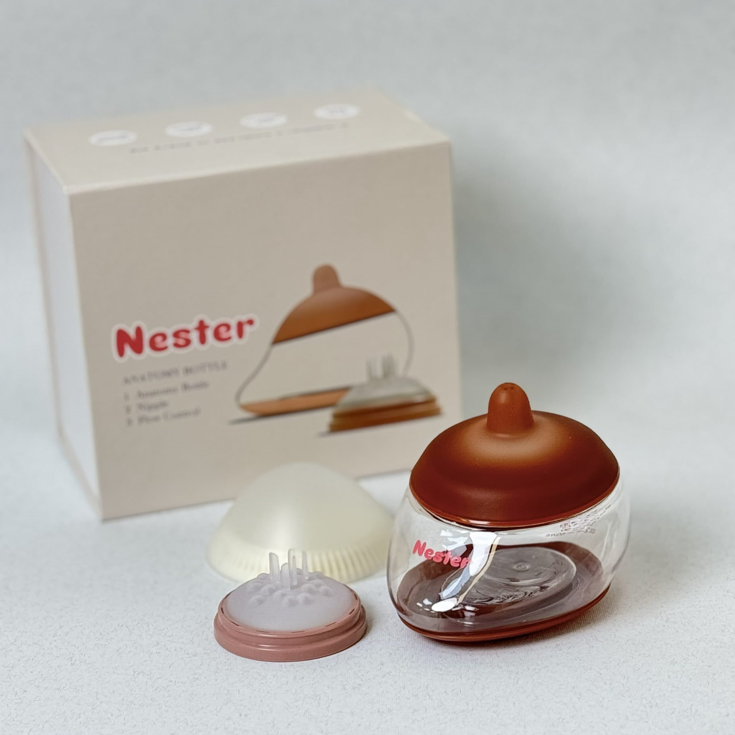 شیشه شیر خارجی برند Nester نستر