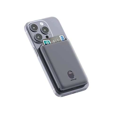 پاوربانک Green Lion Vetra 5000mAh مگ‌سیف دار با شارژ بی‌سیم 15W و PD 20W