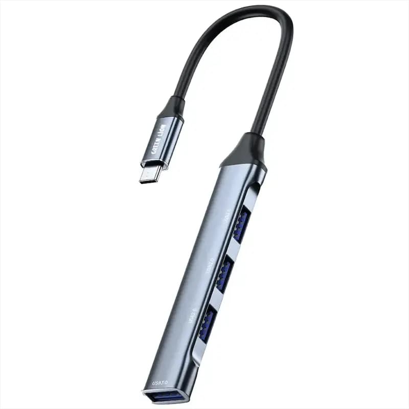 هاب 4 پورت USB-C گرین لاین مدل Docking Station Adapter