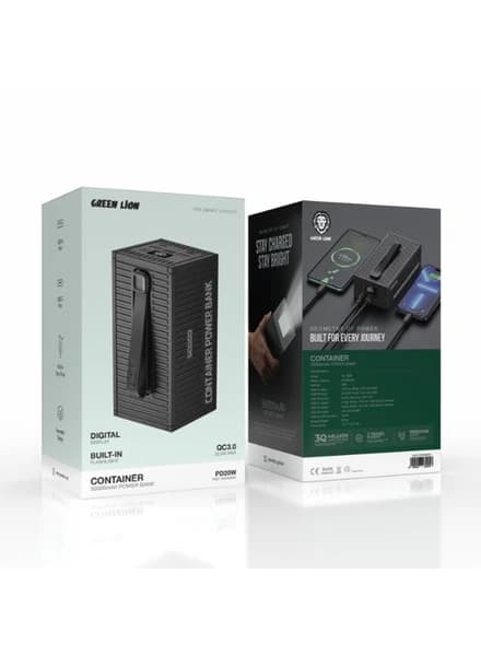 پاوربانک گرین لاین مدل GL-PX63 ظرفیت ۵۰۰۰۰ میلی آمپر با چراغ قوه — تصویر ۱۲