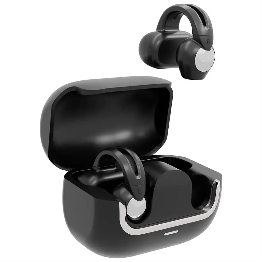 هندزفری بی‌سیم گرین لاین مدل Green Lion GR-22 Clip-On Earbuds با بلوتوث 5.4 و طراحی کلیپسی — تصویر ۲