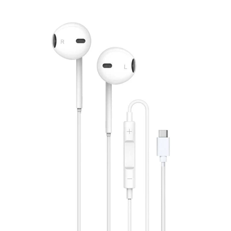 هندزفری سیمی گرین لاین مدل Stereo Earphone With Type-C Connector
