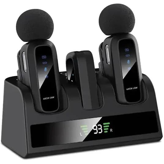 میکروفون یقه‌ای دو کاربره گرین لاین مدل GM-89X با قابلیت حذف نویز