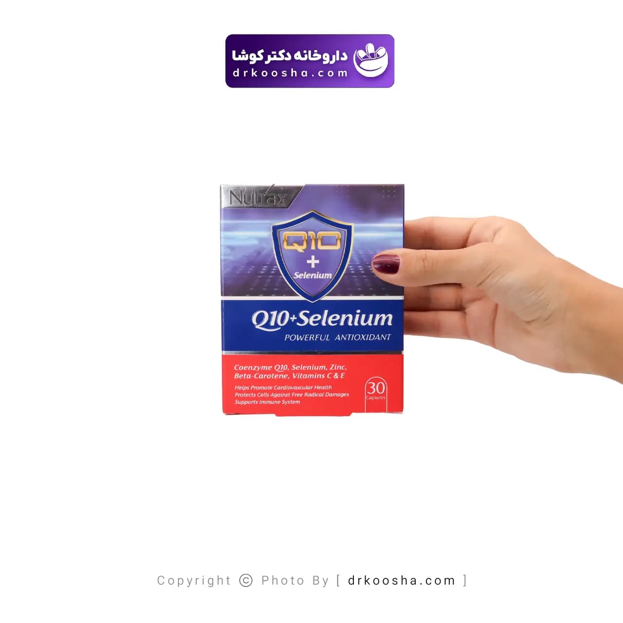 کیوتن پلاس سلنیوم کپسول 30 عددی نوتراکس — تصویر ۶