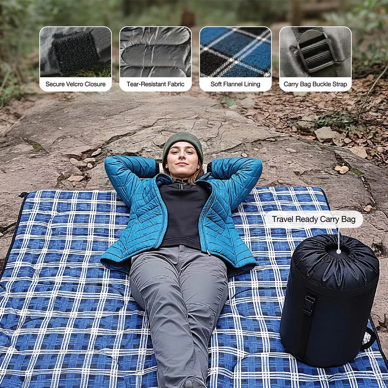 کیسه خواب کمپینگ گرین لاین مدل SLEEP MATE — تصویر ۳
