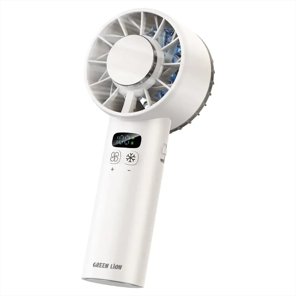 پنکه دستی گرین لاین مدل Green Lion WINDIX PRO Handheld Fan با خنک‌کننده نیمه‌هادی و باتری 5200mAh — تصویر ۸