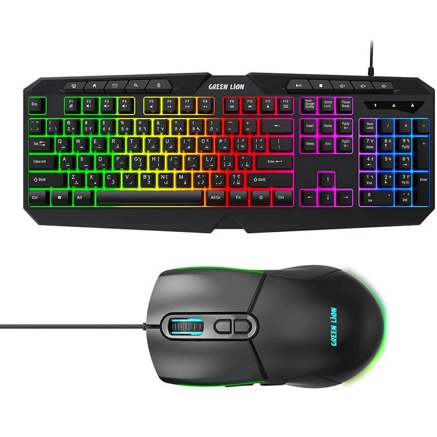 کیبورد و ماوس گیمینگ گرین لاین مدل GK-400 RGB — تصویر ۶