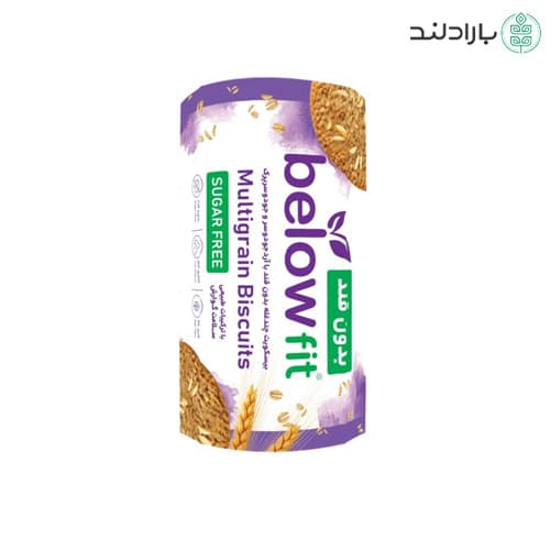 بیسکویت چند غله بدون قند با آرد جودوسر و جودوسر پرک بیلو