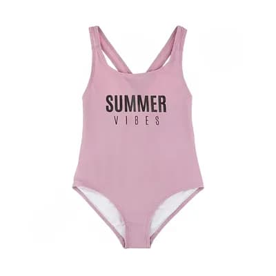 مایو شنا بچه گانه دخترانه یک تکه SUMMER VIBES HMK — تصویر ۴