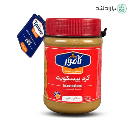کرم بیسکویت بدون قند کامور – 400 گرم