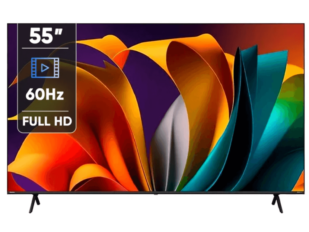 تلویزیون هوشمند هایسنس مدل A61H سایز ۵۵ اینچ Ultra HD 4K