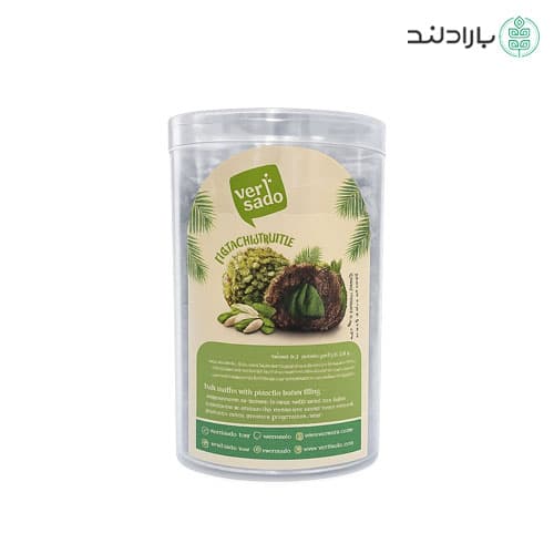 ترافل خرمایی با مغز کره پسته ورسادو (بدون شکر و روغن) – 250 گرم