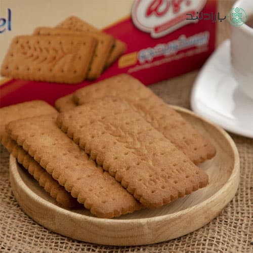 بیسکویت جو محفل جمانه حاوی شهد توت، شیره خرما و پودر جوانه گندم – 800 گرم — تصویر ۱۱