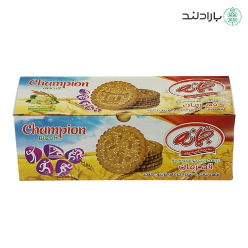 بیسکویت جو سبوسدار قهرمان حاوی شهد توت، شیره خرما و تزئین کنجد جمانه — تصویر ۷