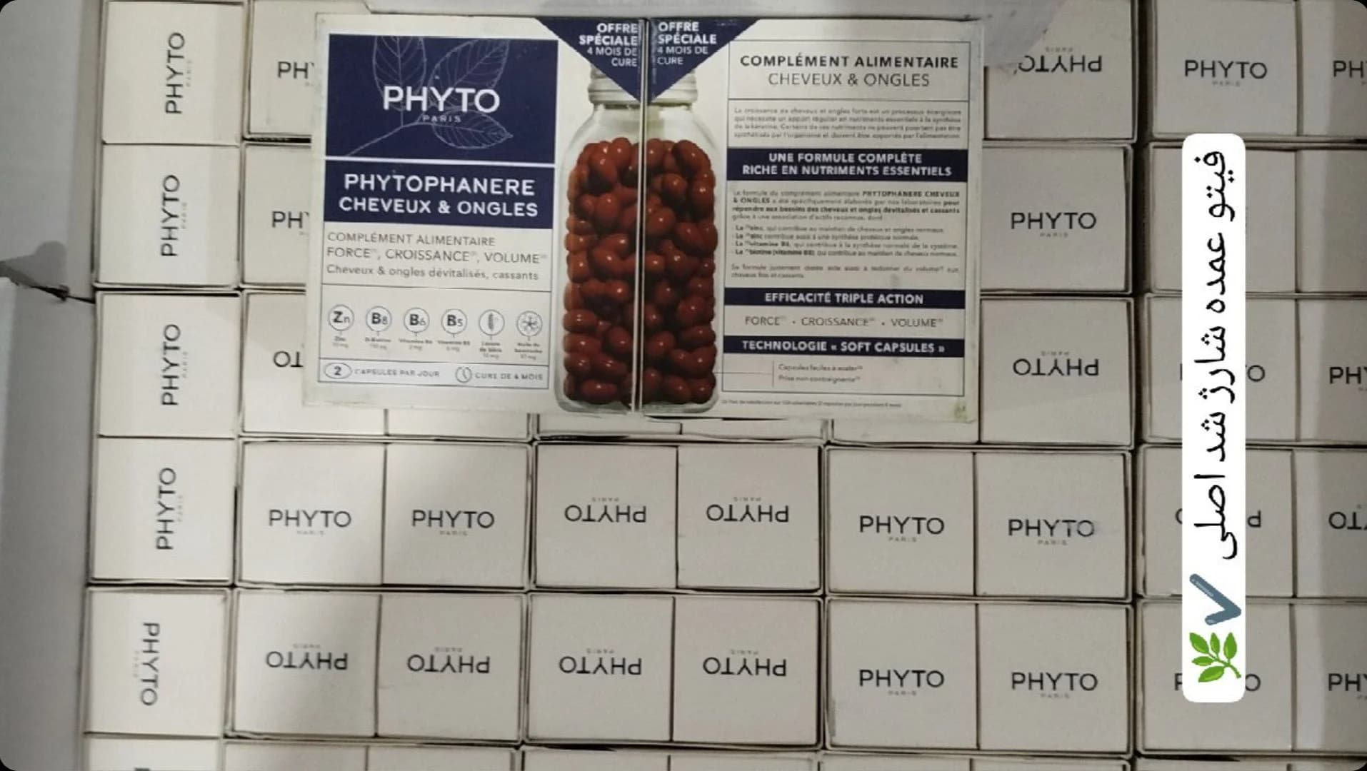 قرص فیتو فانر | مکمل تقویت مو و ناخن PHYTO اصل فرانسه — تصویر ۵
