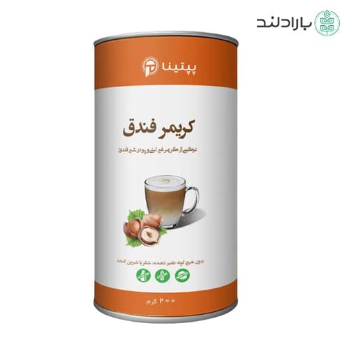 کریمر غیر لبنی با پودر شیر فندق پپتینا – 200 گرم