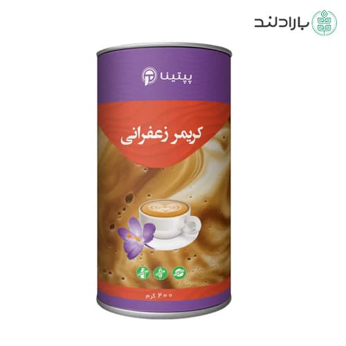 کریمر غیر لبنی با طعم زعفران پپتینا – 200 گرم