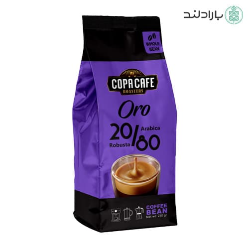 دانه قهوه اورو 80% عربیکا 20% روبوستا کوپا