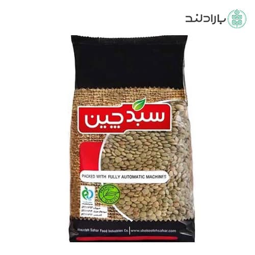 عدس سبز سبدچین – 900 گرم