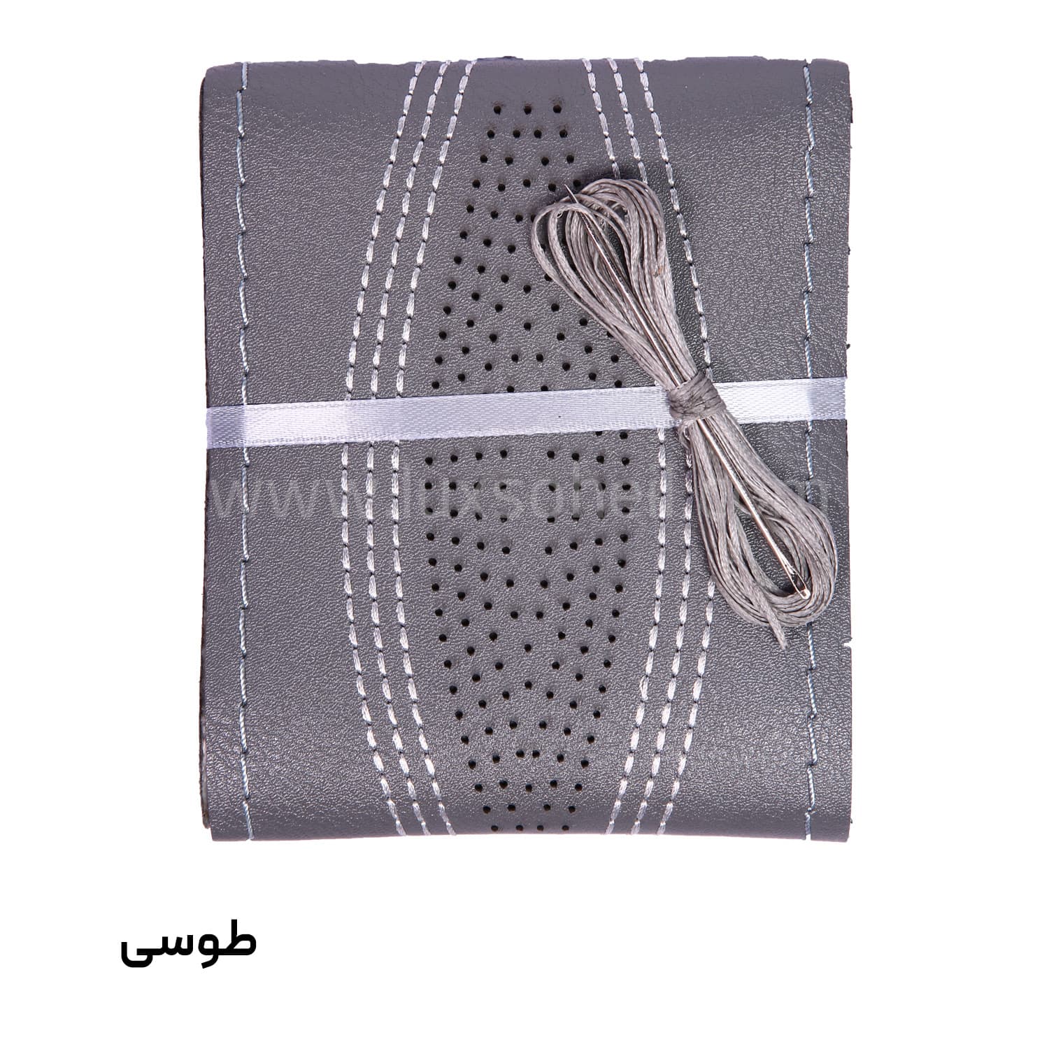 دور فرمان دوختی چرم مدل دوخت موج دار