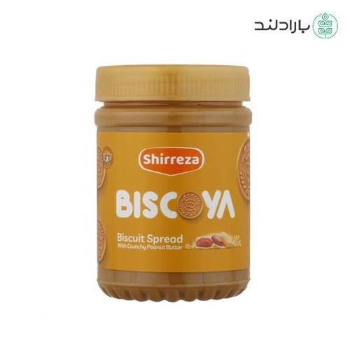 کرم بیسکویت با کره بادام زمینی کرانچی شیررضا – 450 گرم