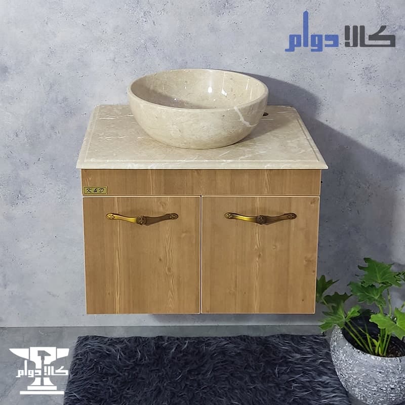 کابینت روشویی سنگی مدل مارس | عرض 60 — تصویر ۳