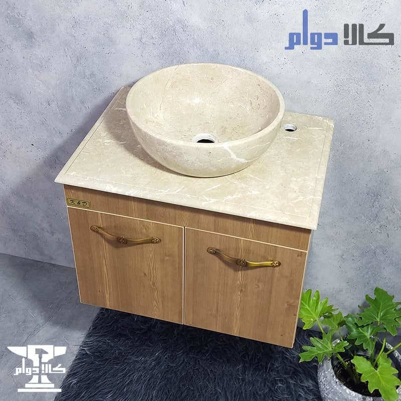 کابینت روشویی سنگی مدل مارس | عرض 60 — تصویر ۵