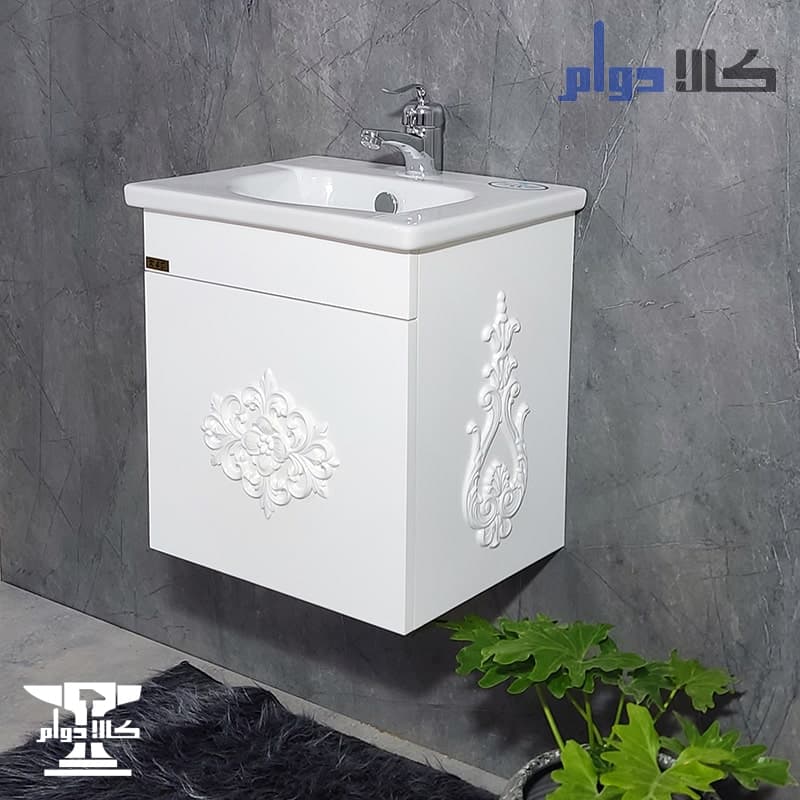 روشویی کابینتی کاپریس مروارید | سایز 45 — تصویر ۴