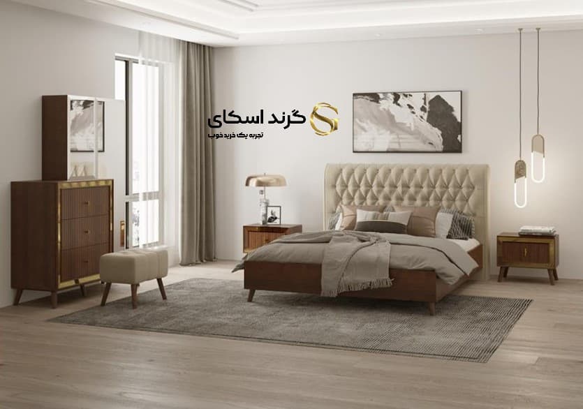 تخت خواب نیلپر مدل داران-Daran NBSB886 — تصویر ۹