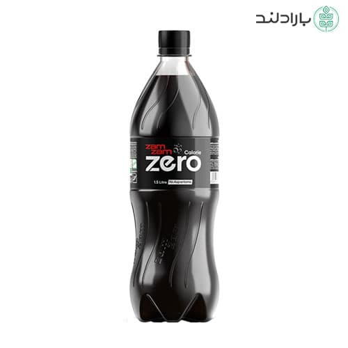 نوشابه مشکی گازدار زیرو کولا زمزم (بدون آسپارتام) – 1/5 لیتری