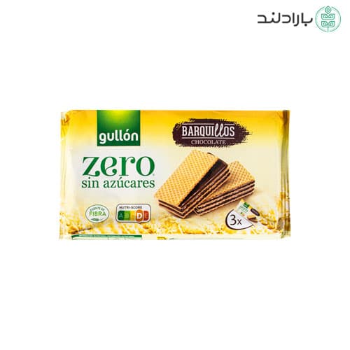​ویفر بدون قند گولون (کرم شکلاتی و کرم وانیل) 180 گرمی Gullón — تصویر ۱۱