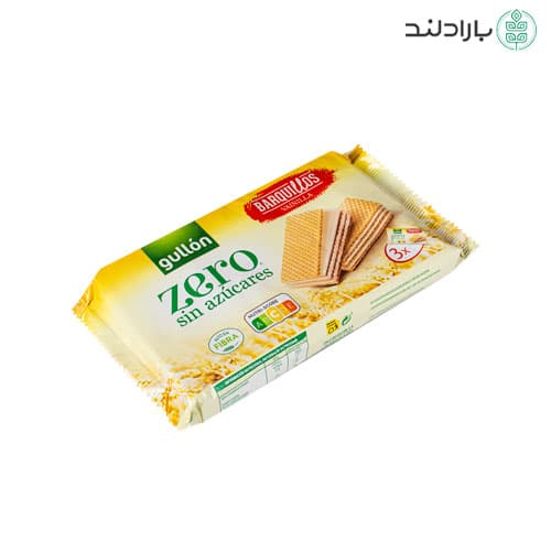 ​ویفر بدون قند گولون (کرم شکلاتی و کرم وانیل) 180 گرمی Gullón — تصویر ۶