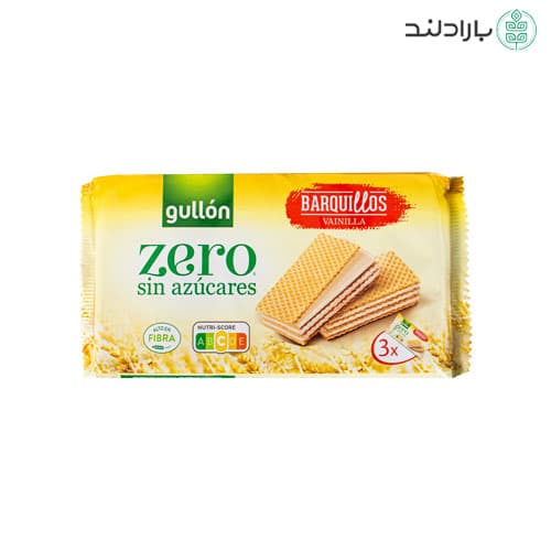 ​ویفر بدون قند گولون (کرم شکلاتی و کرم وانیل) 180 گرمی Gullón — تصویر ۳