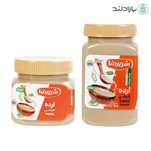 ارده کنجد ممتاز شیررضا (350 و 700 گرم)