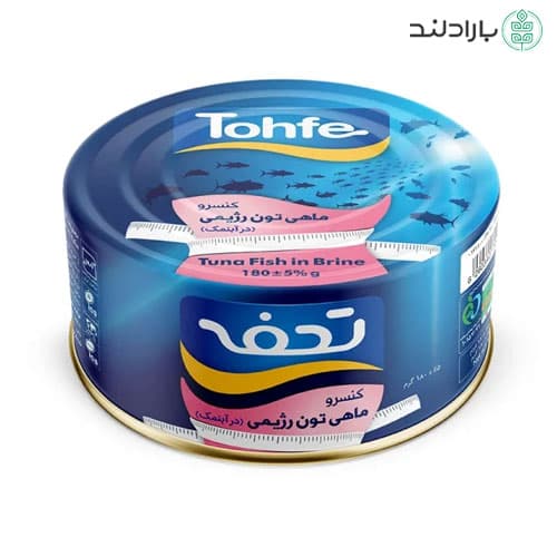کنسرو ماهی تن رژیمی تحفه (در آب نمک) – 180 گرم