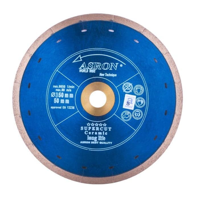 صفحه برش سرامیک آسرون آبی (ASRON) 350 میلی متر