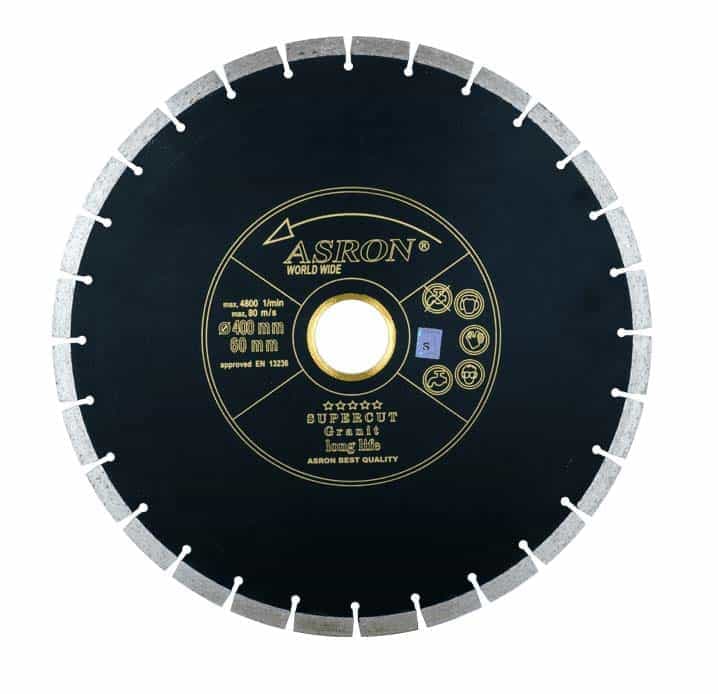 صفحه برش گرانیت آسرون مشکی (ASRON) 400 میلی متر