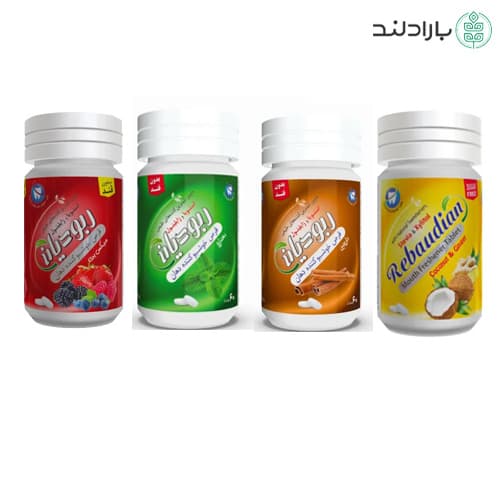 قرص خوشبوکننده دهان بدون قند ربودیان