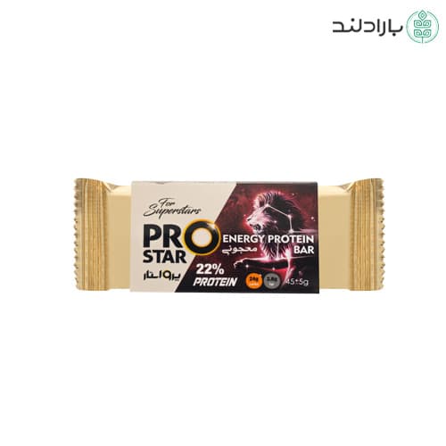 پروتئین بار انرژی زا 22 درصد حاوی جینسینگ پرو استار