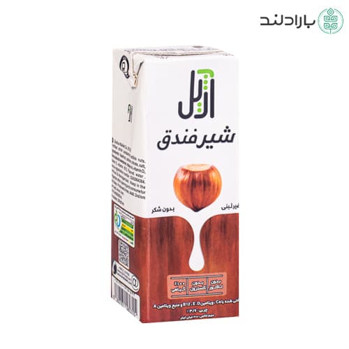 شیر فندق بدون قند آژیل یک لیتری (بدون لاکتوز) — تصویر ۶